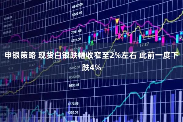 申银策略 现货白银跌幅收窄至2%左右 此前一度下跌4%
